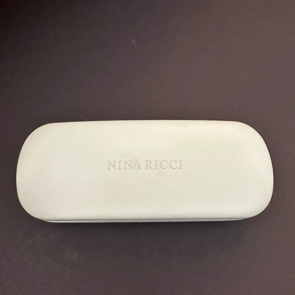 NINA RICCI White Sunglasses Case Brand New